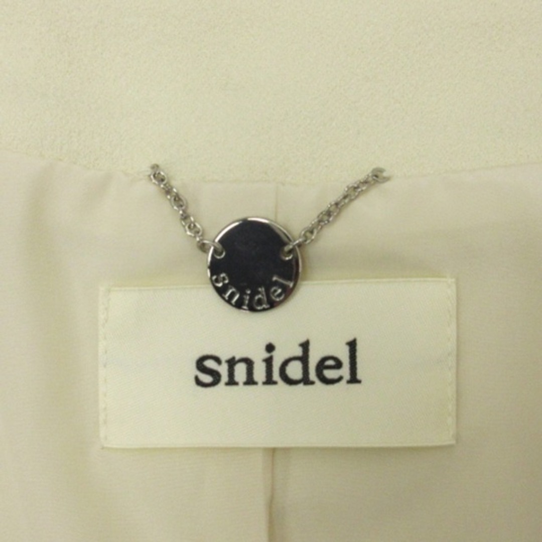 SNIDEL - スナイデル タグ付き ノーカラー Aライン コート SNIDEL - スナイデル タグ付き ノーカラー Aライン コート