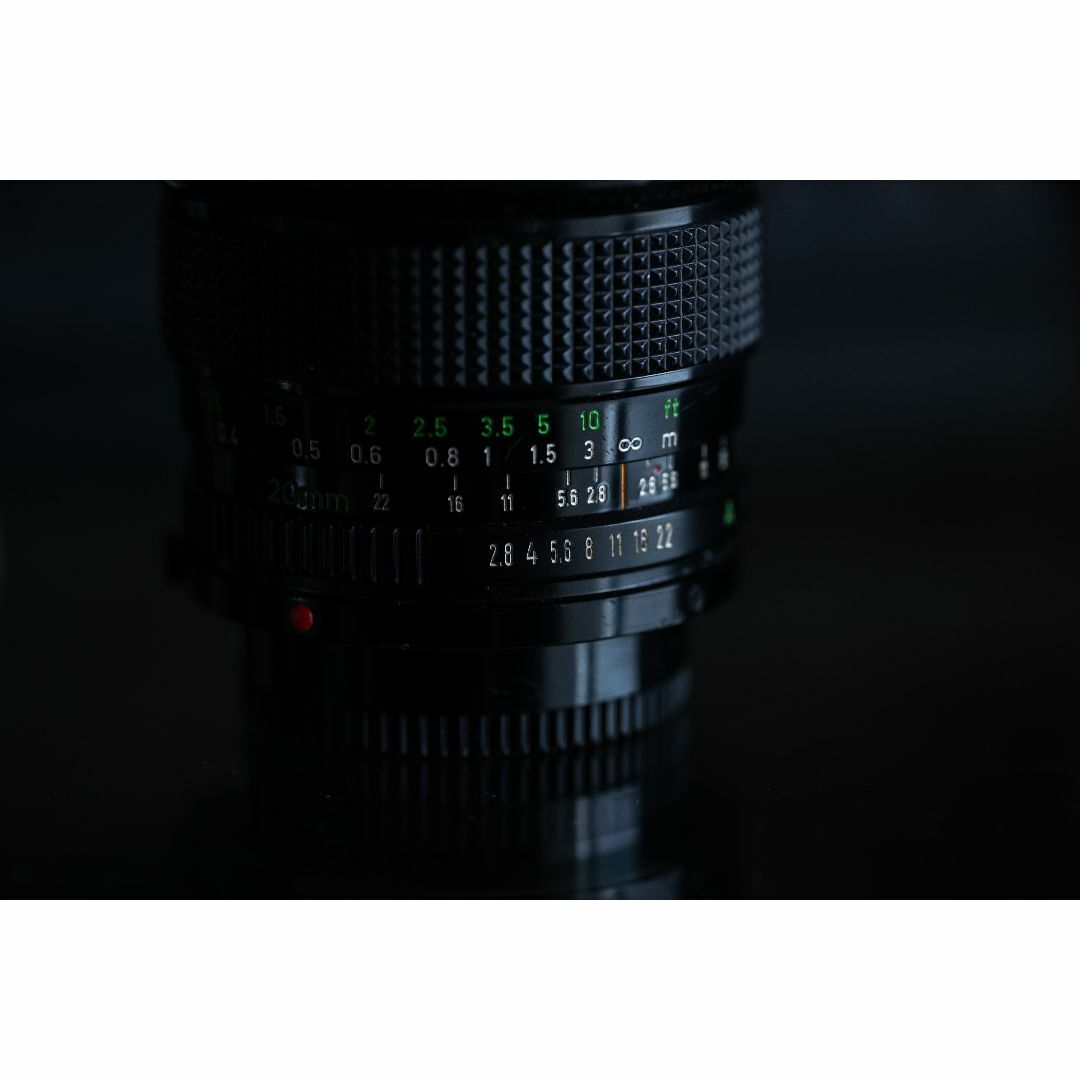 Canon NEW FD 20mm F2.8 キヤノン Lmount アダプタ付の通販 by Canon NEW FD 20mm F2.8 キヤノン Lmount アダプタ付の通販 by