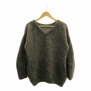 Plage - HENLEY ALPACA mix プルオーバー白plage ホワイト の Plage - HENLEY ALPACA mix プルオーバー白plage ホワイト の