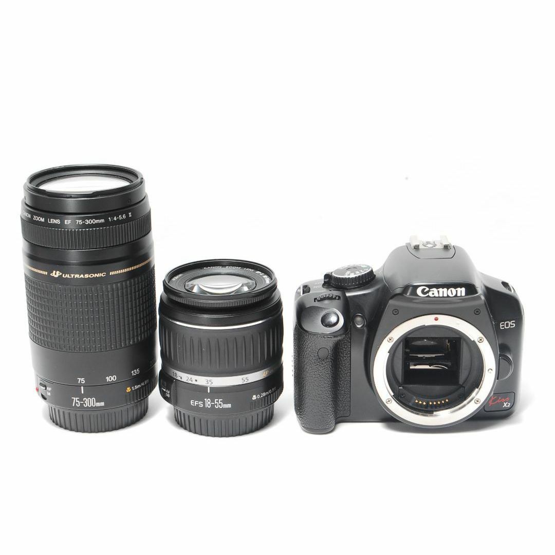 ショット数少なめ7800枚♡標準&超望遠レンズ Canon Kiss X2の ショット数少なめ7800枚♡標準&超望遠レンズ Canon Kiss X2の