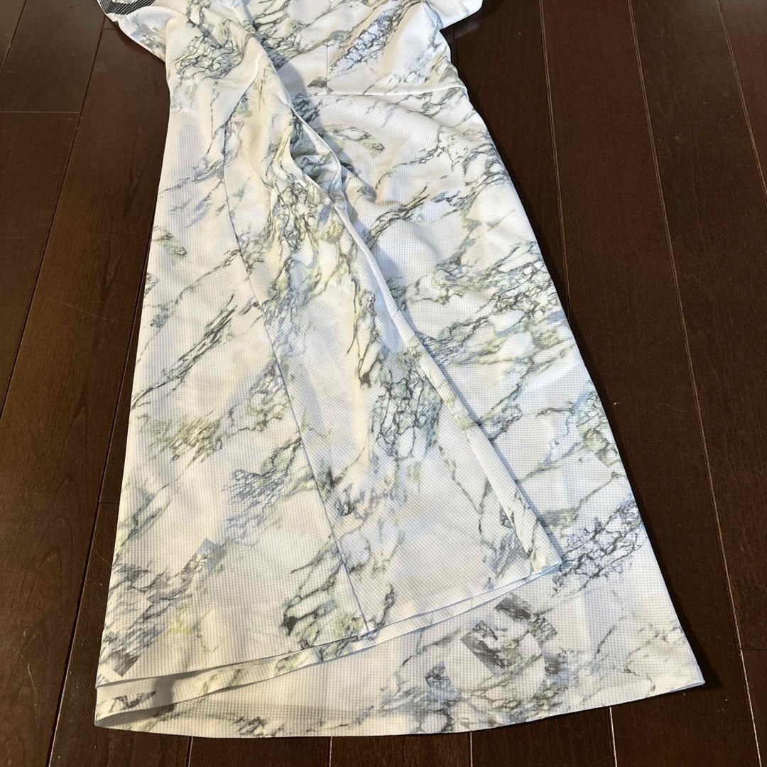 PEARLY GATES - パーリーゲイツDRY STATUSマーブル柄ワンピース1 PEARLY GATES - パーリーゲイツDRY STATUSマーブル柄ワンピース1