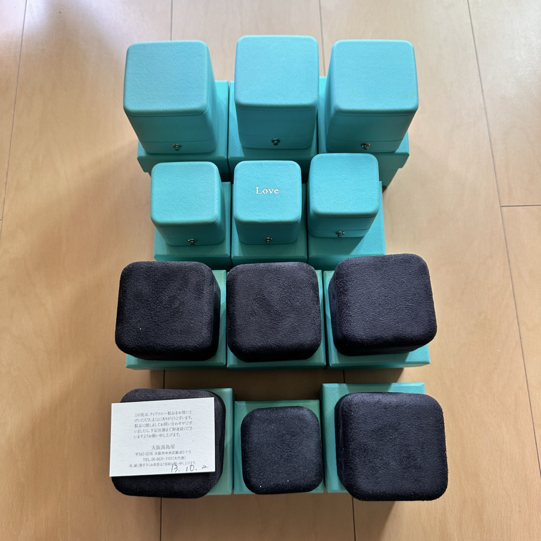 Tiffany & Co. - 12個セット✨ ティファニー ケース リング Tiffany & Co. - 12個セット✨ ティファニー ケース リング