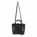 SEE BY CHLOE / シーバイクロエ | ジップデザイン 2WAY レザーバッグ | ブラック / ゴールド | レディース