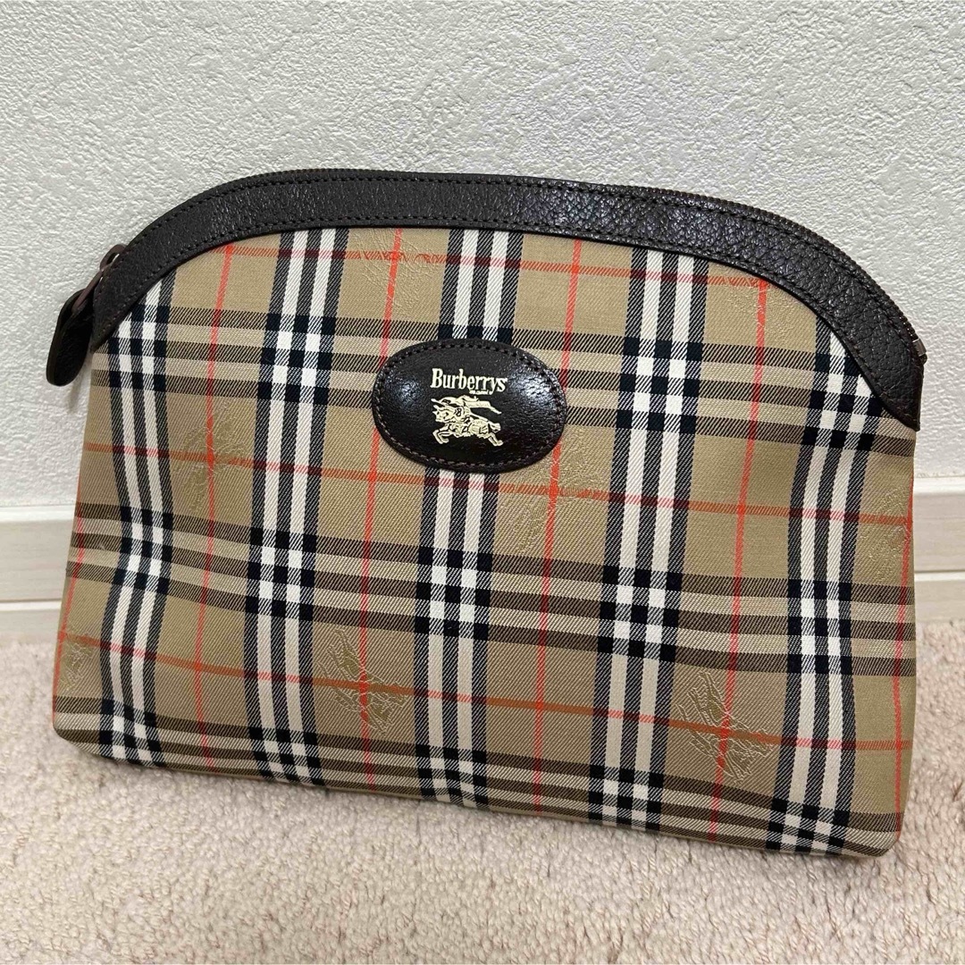 BURBERRY - BURBERRY バーバリー ポーチ クラッチバッグ ノバ BURBERRY - BURBERRY バーバリー ポーチ クラッチバッグ ノバ