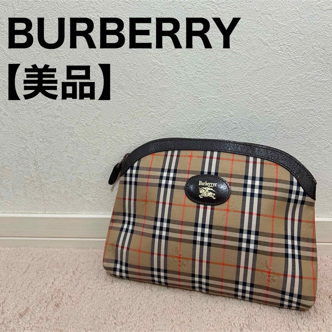 BURBERRY - BURBERRY バーバリー ポーチ クラッチバッグ ノバ BURBERRY - BURBERRY バーバリー ポーチ クラッチバッグ ノバ
