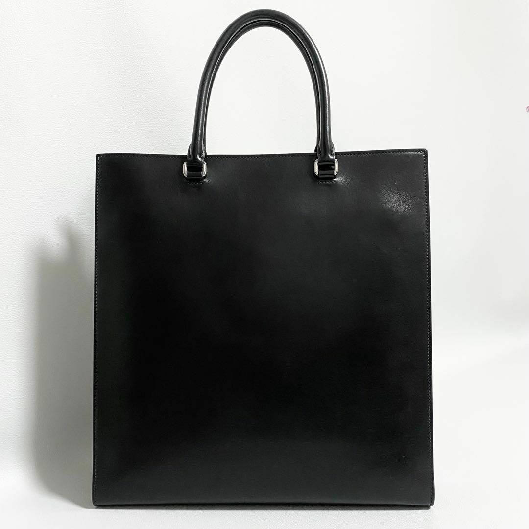 PRADA - PRADA / レザートートバッグ ブラック トライアングル PRADA - PRADA / レザートートバッグ ブラック トライアングル