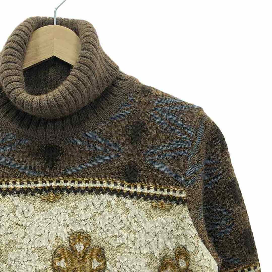 KENZO - KENZO / ケンゾー | 総柄 リブ切替 タートルネック KENZO - KENZO / ケンゾー | 総柄 リブ切替 タートルネック