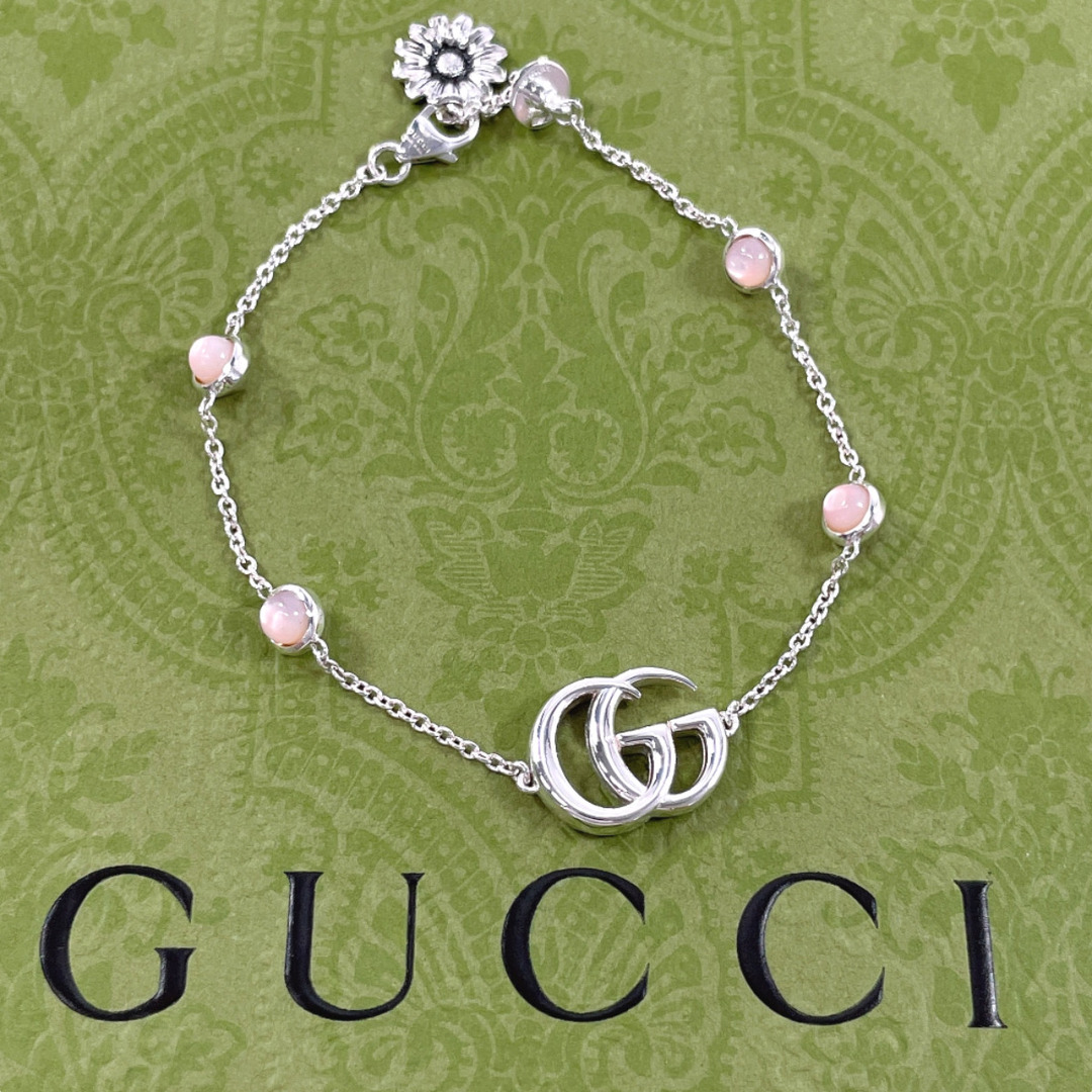 GUCCI - グッチ ブレスレット ダブルG 527393 シルバーの通販 by GUCCI - グッチ ブレスレット ダブルG 527393 シルバーの通販 by