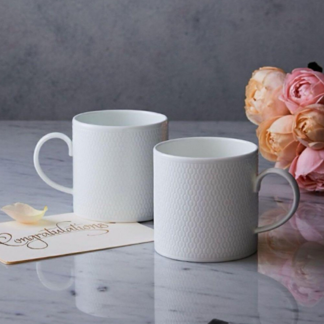 WEDGWOOD - 新品 マグカップセット ウェッジウッド ラッピング WEDGWOOD - 新品 マグカップセット ウェッジウッド ラッピング