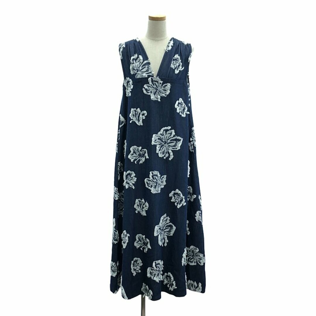 AMERI / アメリ | FLOWER CUT JACQUARD DENIM DRESS デニム AMERI / アメリ | FLOWER CUT JACQUARD DENIM DRESS デニム