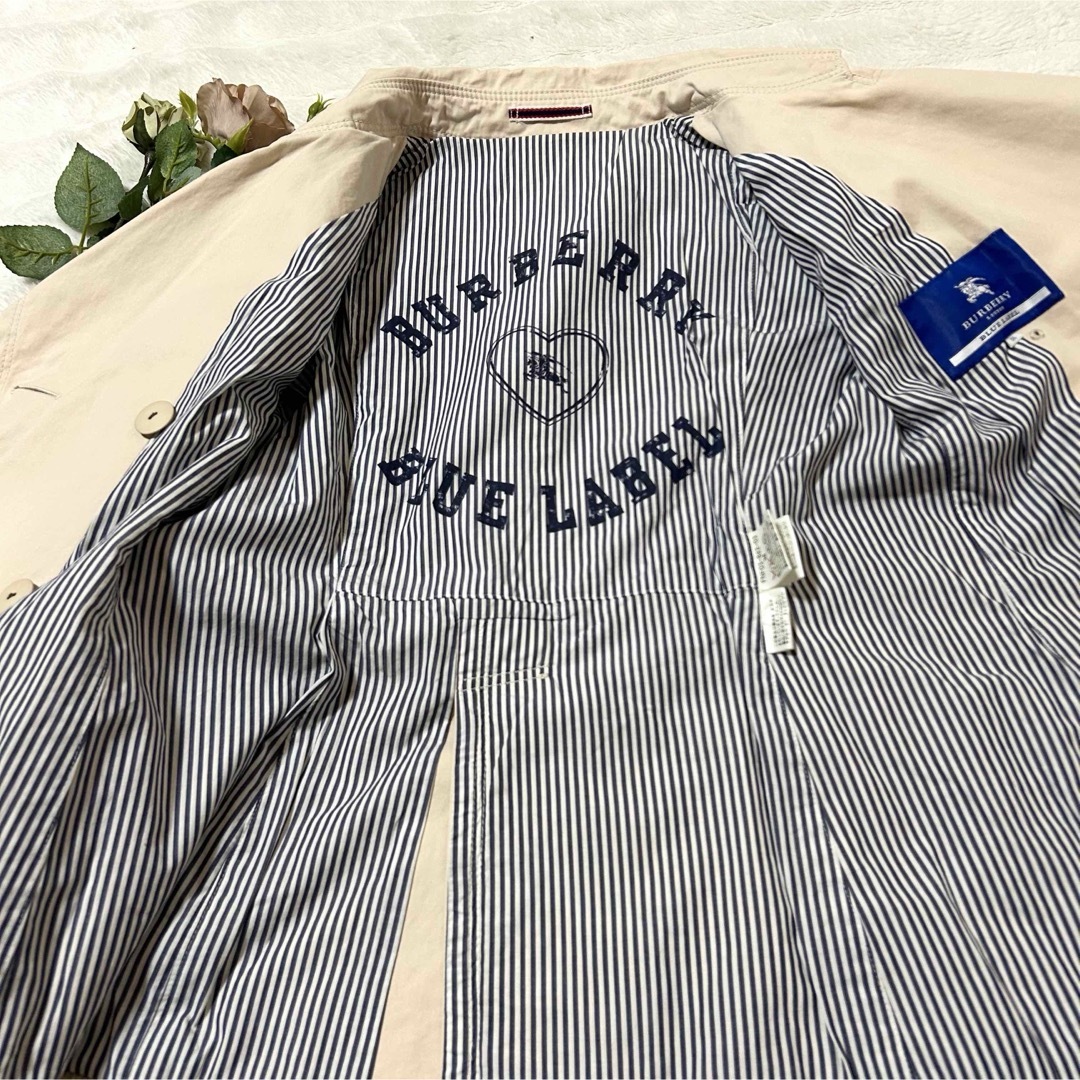 BURBERRY BLUE LABEL - バーバリーブルーレーベル✨ストライプ柄 BURBERRY BLUE LABEL - バーバリーブルーレーベル✨ストライプ柄