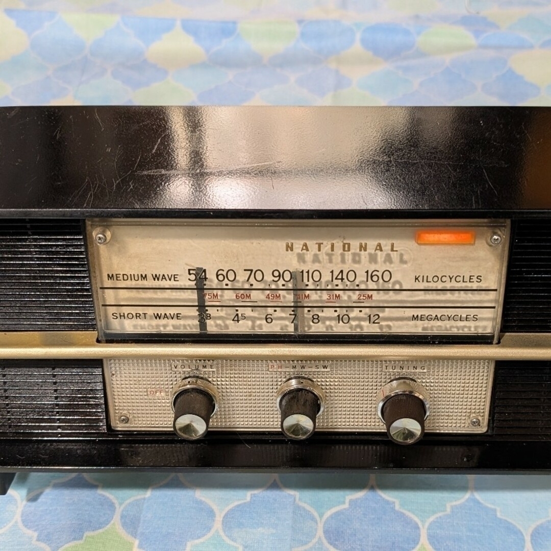 ナショナルGX-320 レトロ真空管ラジオbluetooth付 初心者向けの ナショナルGX-320 レトロ真空管ラジオbluetooth付 初心者向けの