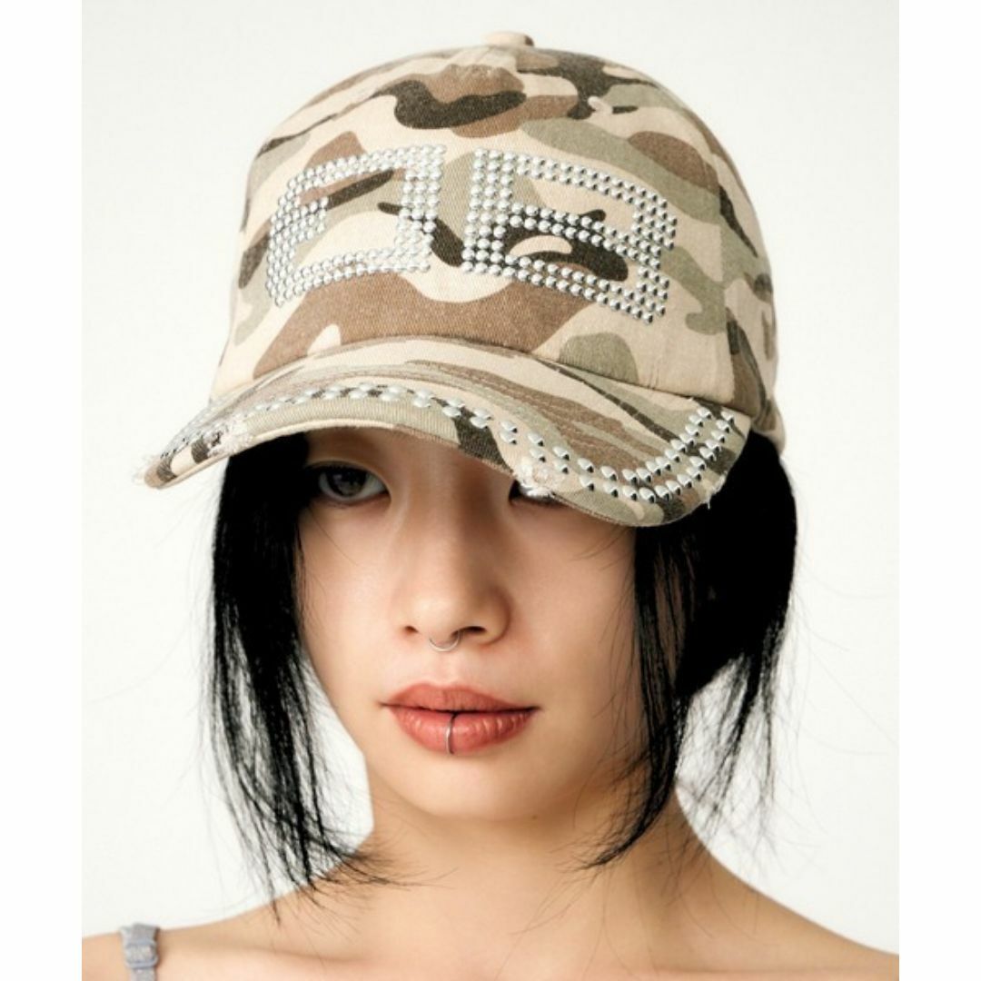新品 未開封 BEEDEN BD STUDS DAMAGE CAP ベージュの通販 by 新品 未開封 BEEDEN BD STUDS DAMAGE CAP ベージュの通販 by