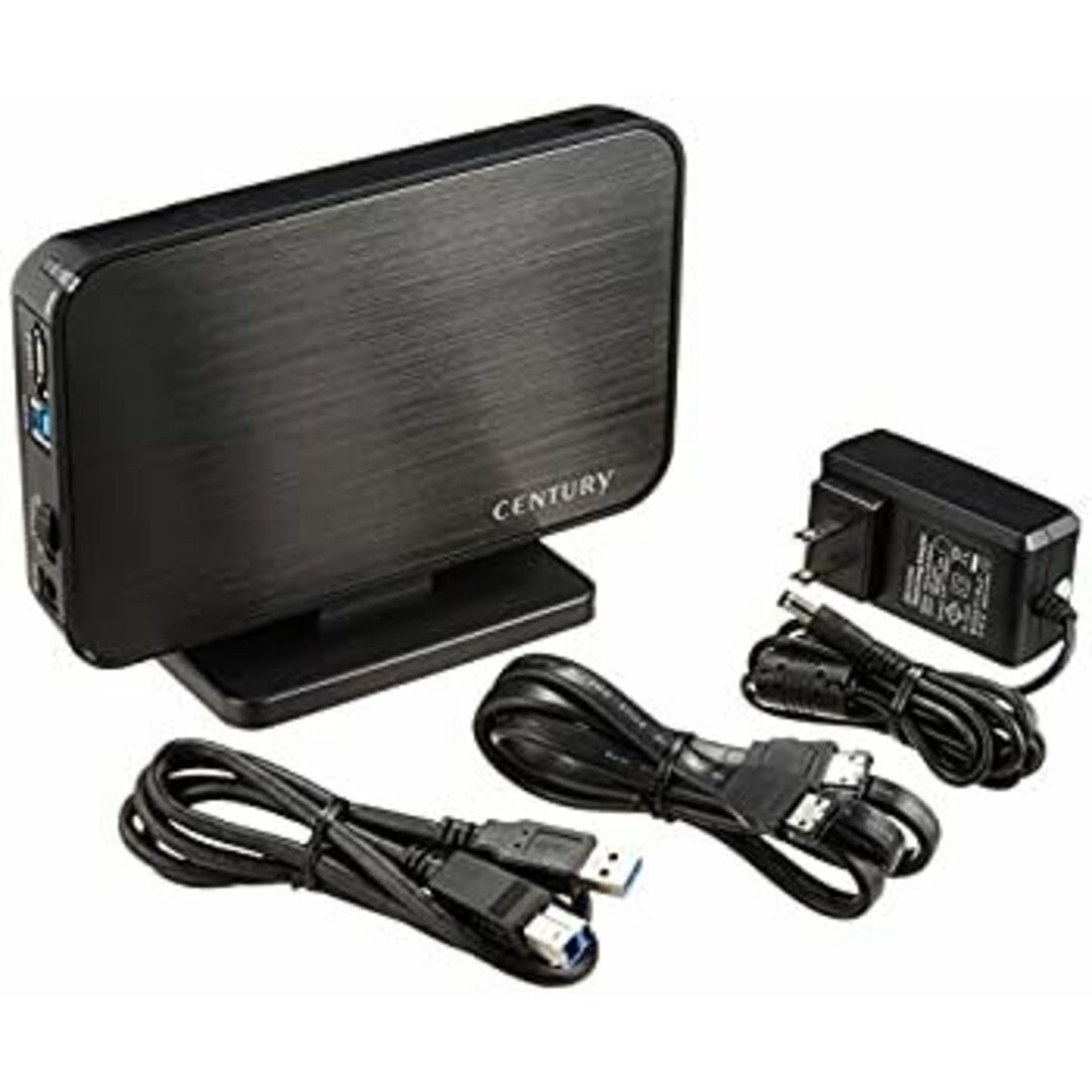 センチュリー 1分BOX USB3.0 & eSATA SATA6G ブラック COM35EU3B6G スマホ/家電/カメラのPC/タブレット(PCパーツ)の商品写真