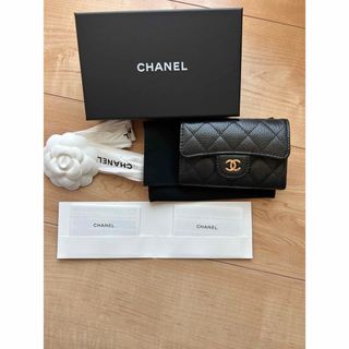 CHANEL - シャネル 最新作カードケース 24C黒 輝く星【新品未 CHANEL - シャネル 最新作カードケース 24C黒 輝く星【新品未