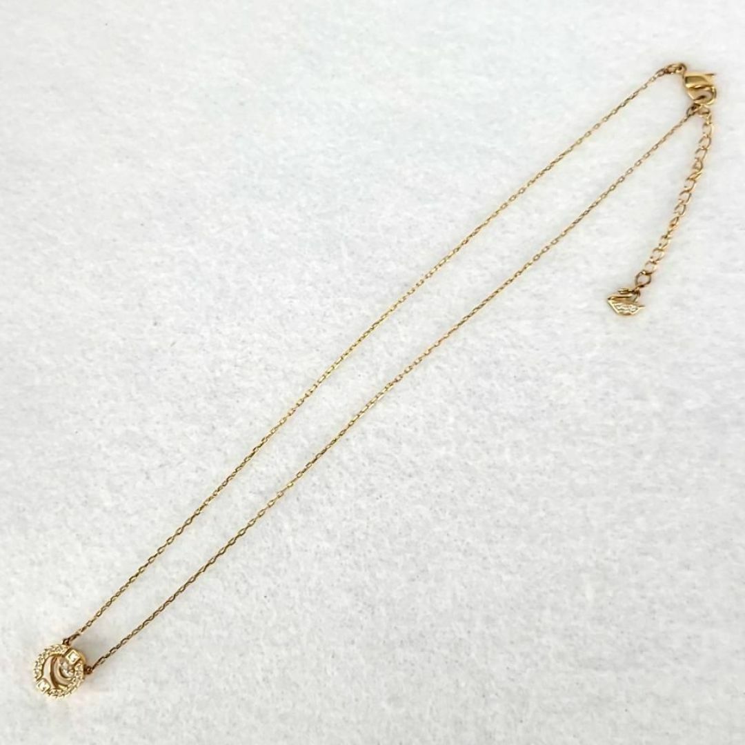 SWAROVSKI - ○極美品◇スワロフスキー ラウンド ゴールド SWAROVSKI - ○極美品◇スワロフスキー ラウンド ゴールド