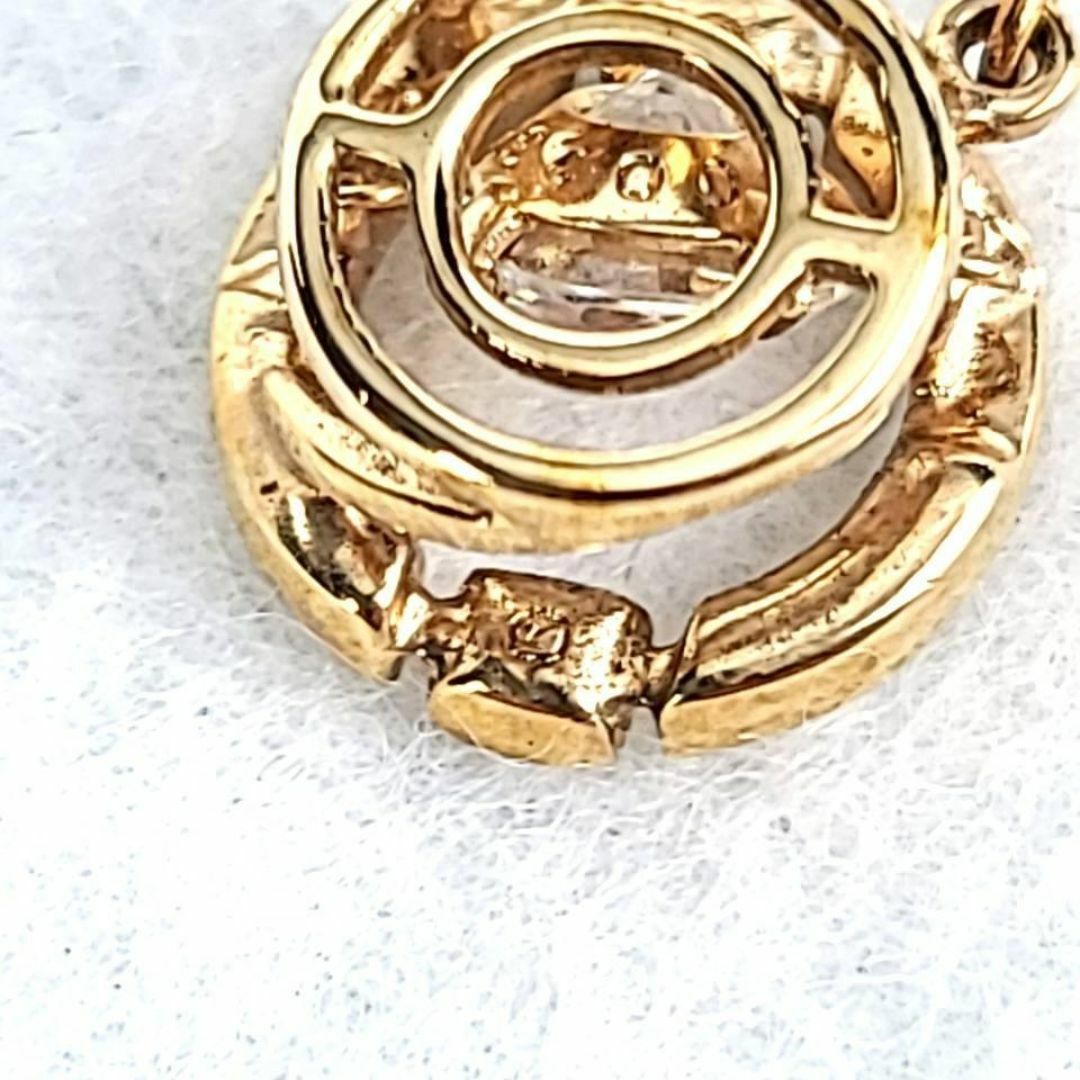 SWAROVSKI - ○極美品◇スワロフスキー ラウンド ゴールド SWAROVSKI - ○極美品◇スワロフスキー ラウンド ゴールド