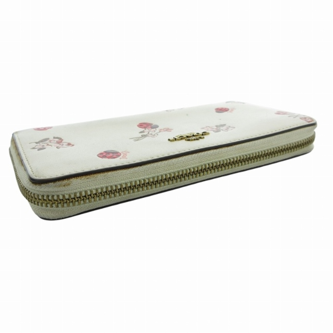COACH - コーチ 長財布 ウォレット 花柄 てんとう虫柄 ラウンド COACH - コーチ 長財布 ウォレット 花柄 てんとう虫柄 ラウンド