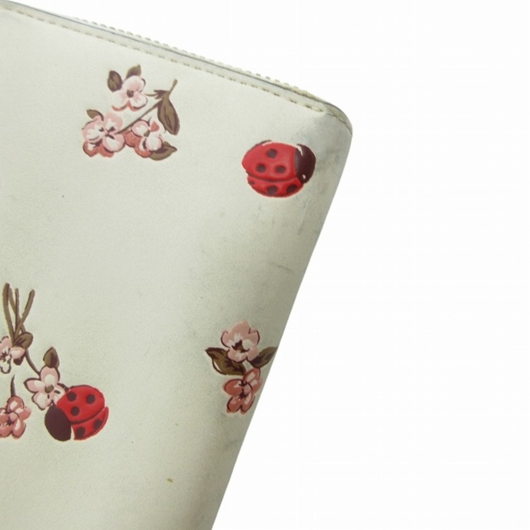 COACH - コーチ 長財布 ウォレット 花柄 てんとう虫柄 ラウンド COACH - コーチ 長財布 ウォレット 花柄 てんとう虫柄 ラウンド