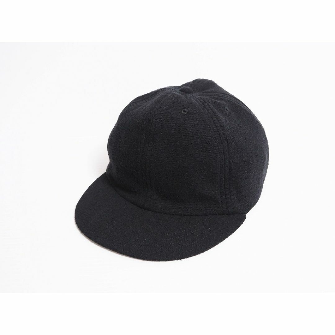 COMOLI - 新品 25SS COMOLI シルク キャップ B01-07003黒331P COMOLI - 新品 25SS COMOLI シルク キャップ B01-07003黒331P