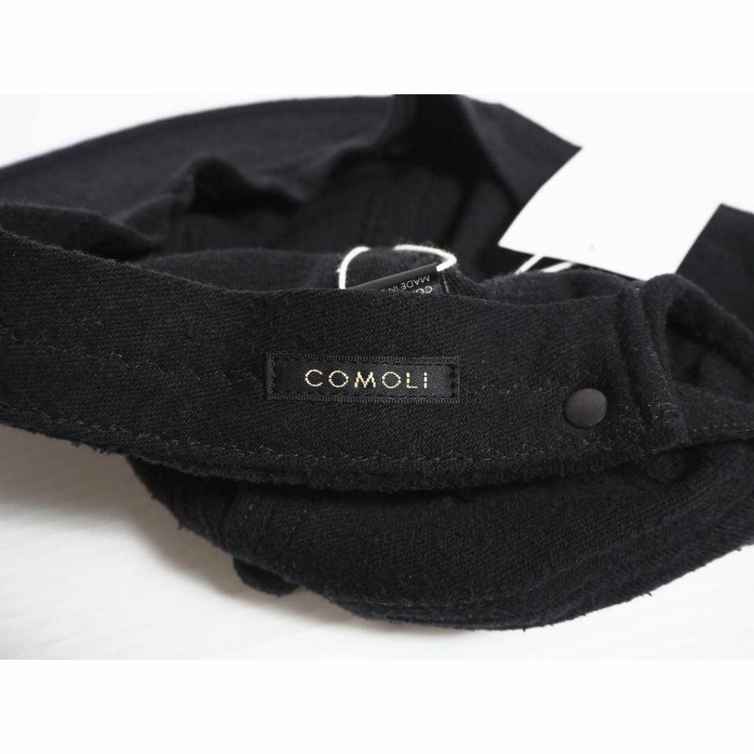 COMOLI - 新品 25SS COMOLI シルク キャップ B01-07003黒331P COMOLI - 新品 25SS COMOLI シルク キャップ B01-07003黒331P