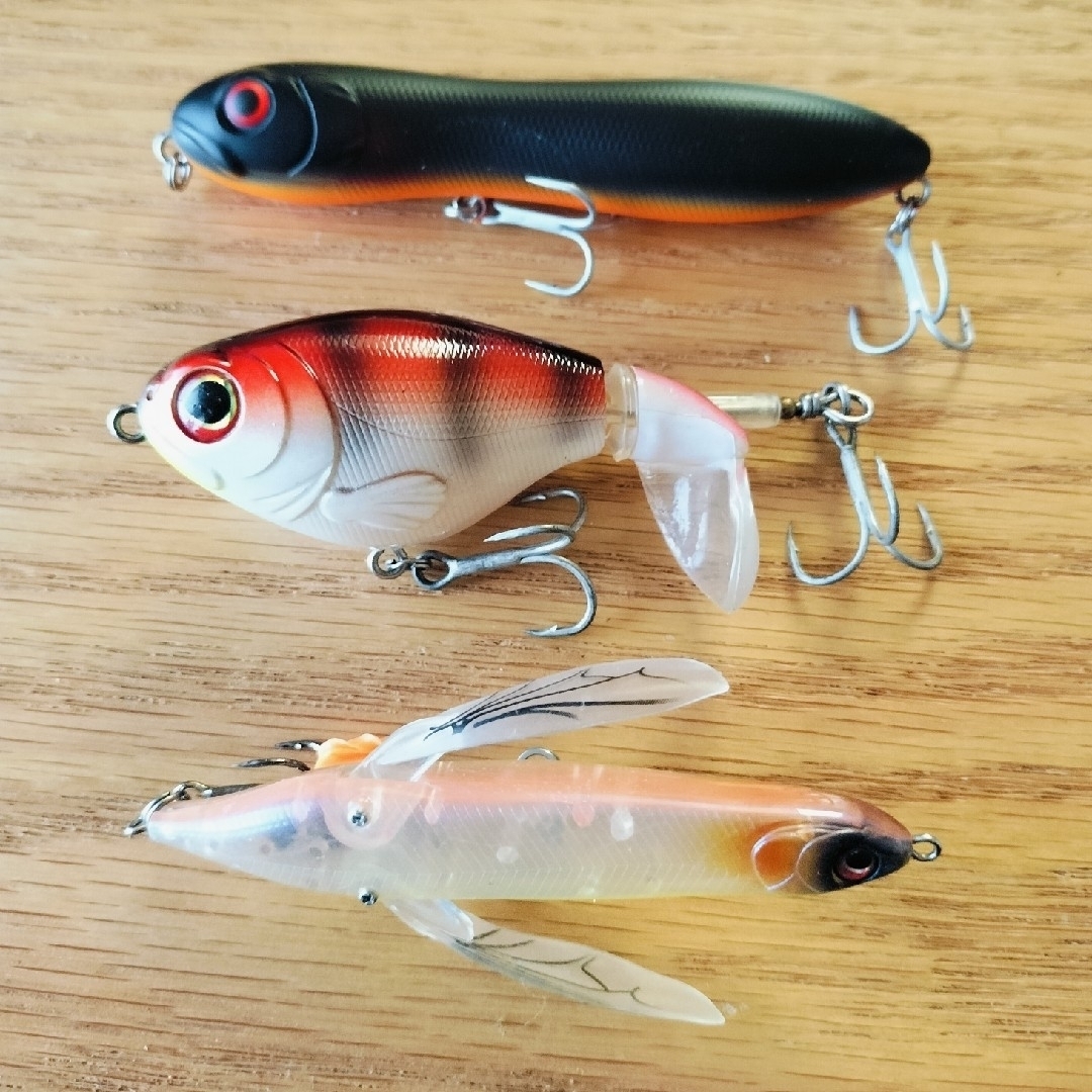 バス釣り トップウォーター ハードルアー 3種セットの通販 by バス釣り トップウォーター ハードルアー 3種セットの通販 by