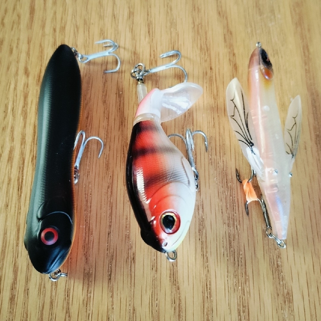 バス釣り トップウォーター ハードルアー 3種セットの通販 by バス釣り トップウォーター ハードルアー 3種セットの通販 by