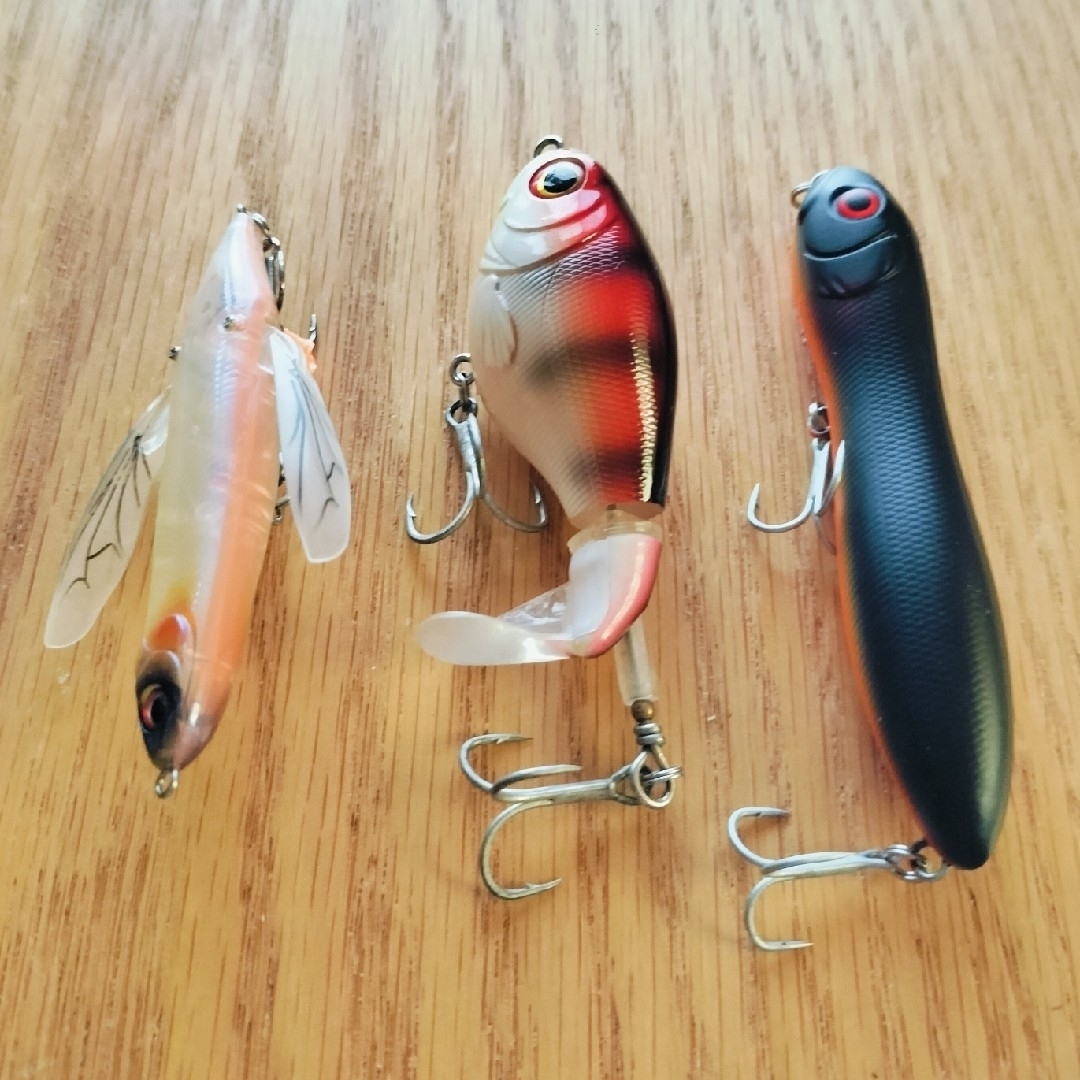 バス釣り トップウォーター ハードルアー 3種セットの通販 by バス釣り トップウォーター ハードルアー 3種セットの通販 by