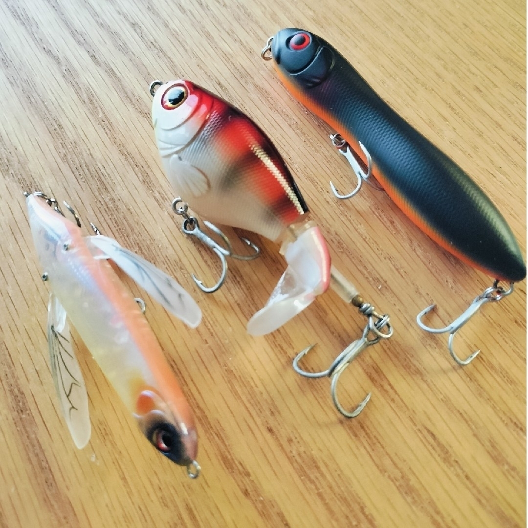 バス釣り トップウォーター ハードルアー 3種セットの通販 by バス釣り トップウォーター ハードルアー 3種セットの通販 by