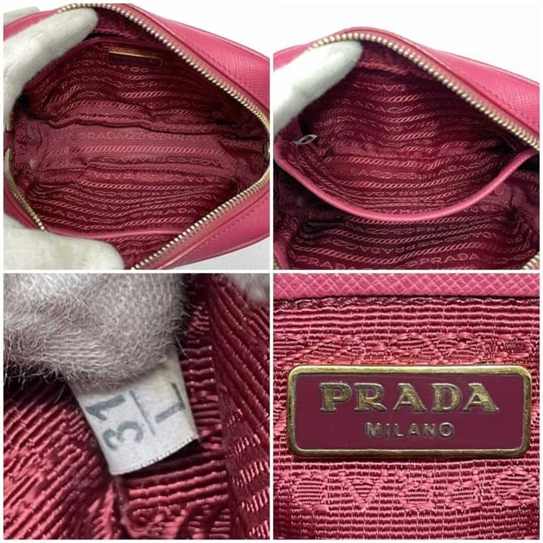 PRADA - プラダ ショルダーバッグ f-22884 ピンク 1N1674 美品 PRADA - プラダ ショルダーバッグ f-22884 ピンク 1N1674 美品