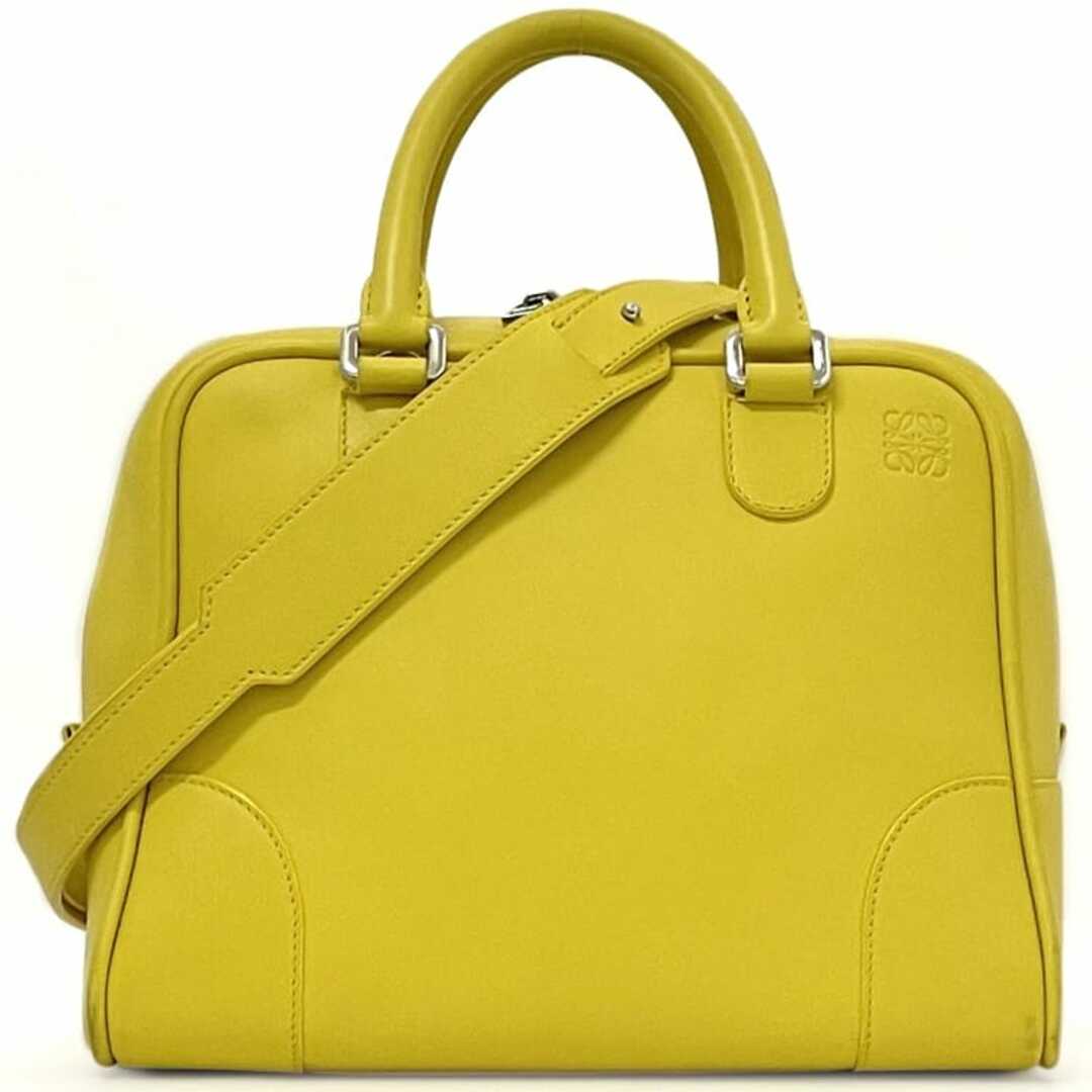 LOEWE - ロエベ 2way バッグ アマソナ 75 f-22917 イエロー LOEWE - ロエベ 2way バッグ アマソナ 75 f-22917 イエロー