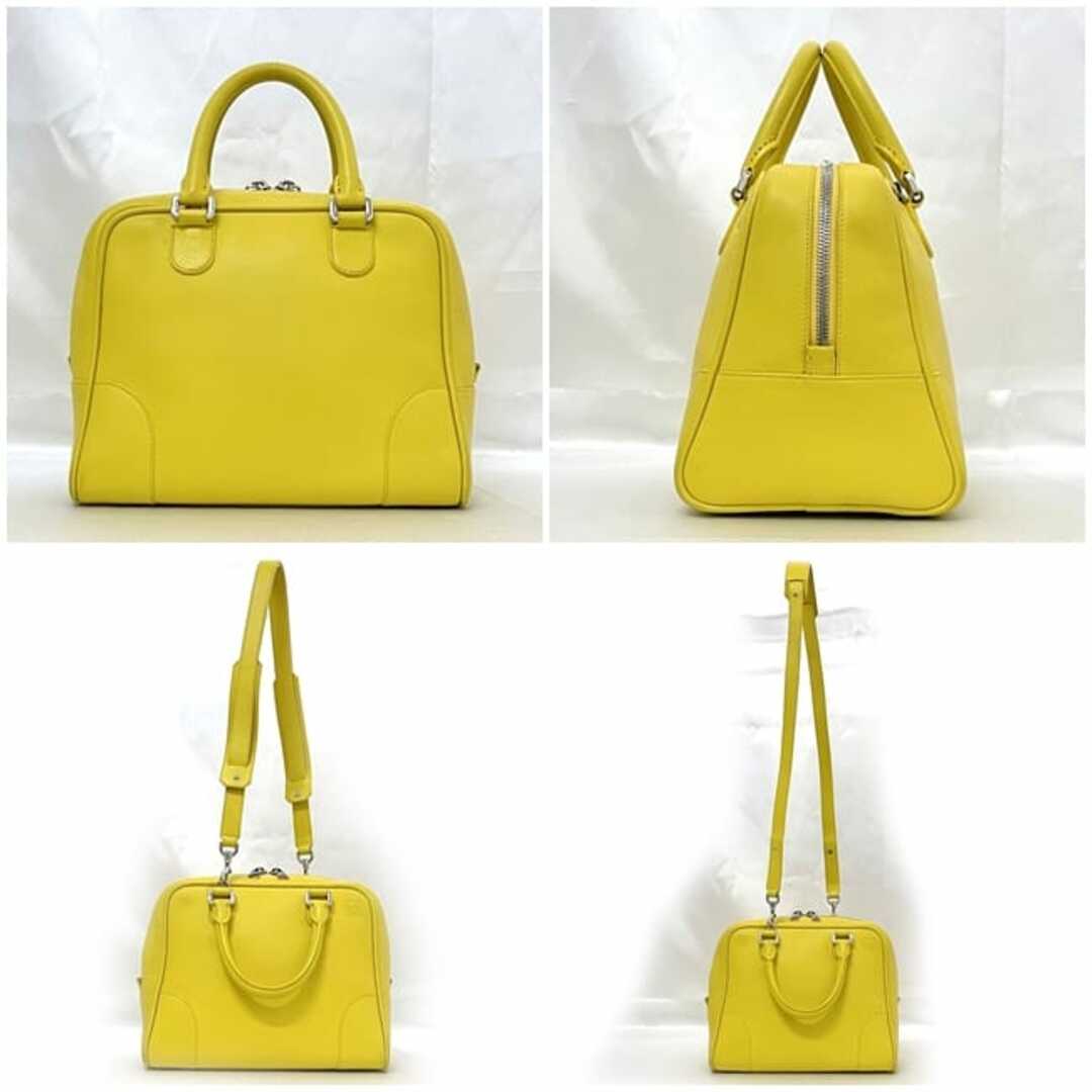 LOEWE - ロエベ 2way バッグ アマソナ 75 f-22917 イエロー LOEWE - ロエベ 2way バッグ アマソナ 75 f-22917 イエロー