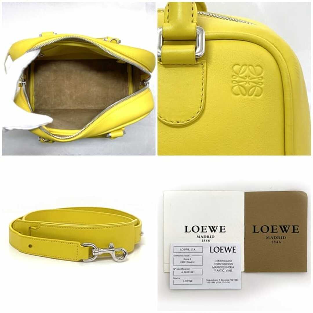 LOEWE - ロエベ 2way バッグ アマソナ 75 f-22917 イエロー LOEWE - ロエベ 2way バッグ アマソナ 75 f-22917 イエロー