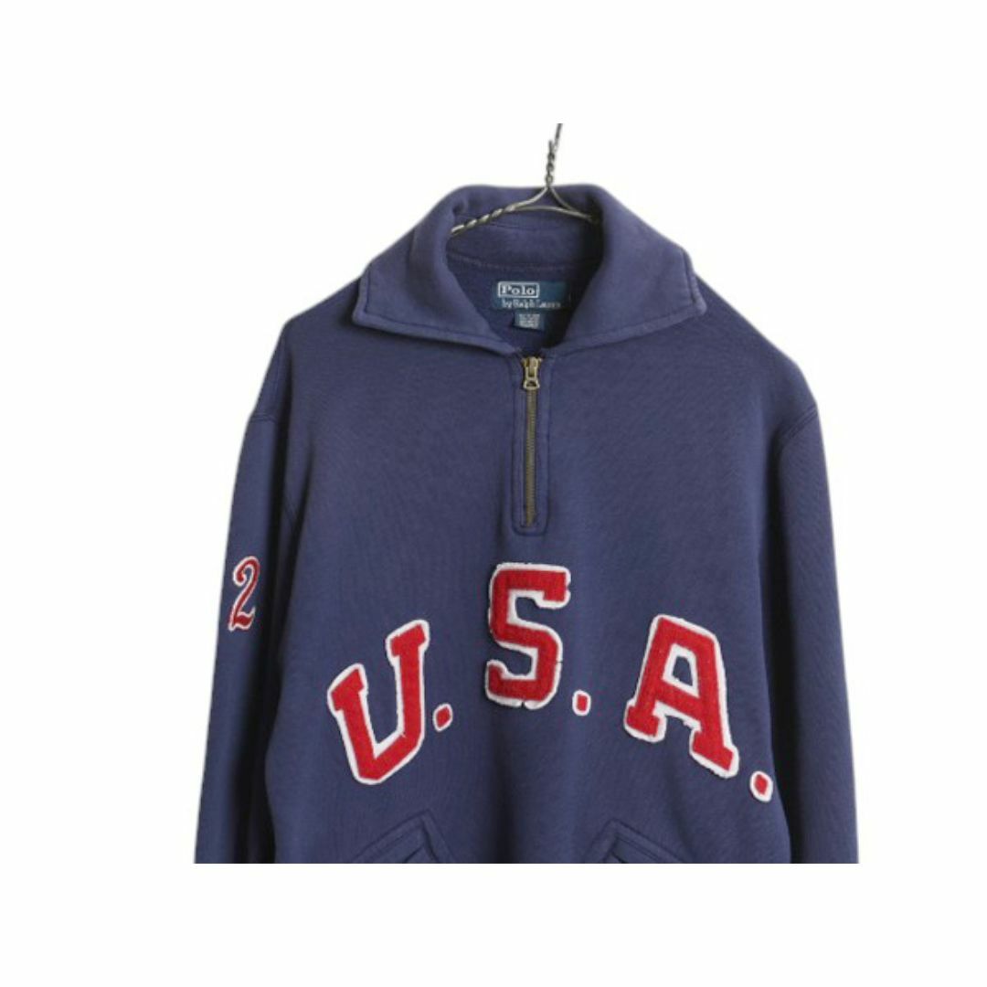 Ralph Lauren - 00年代 ポロ ラルフローレン 襟付き スウェット Ralph Lauren - 00年代 ポロ ラルフローレン 襟付き スウェット