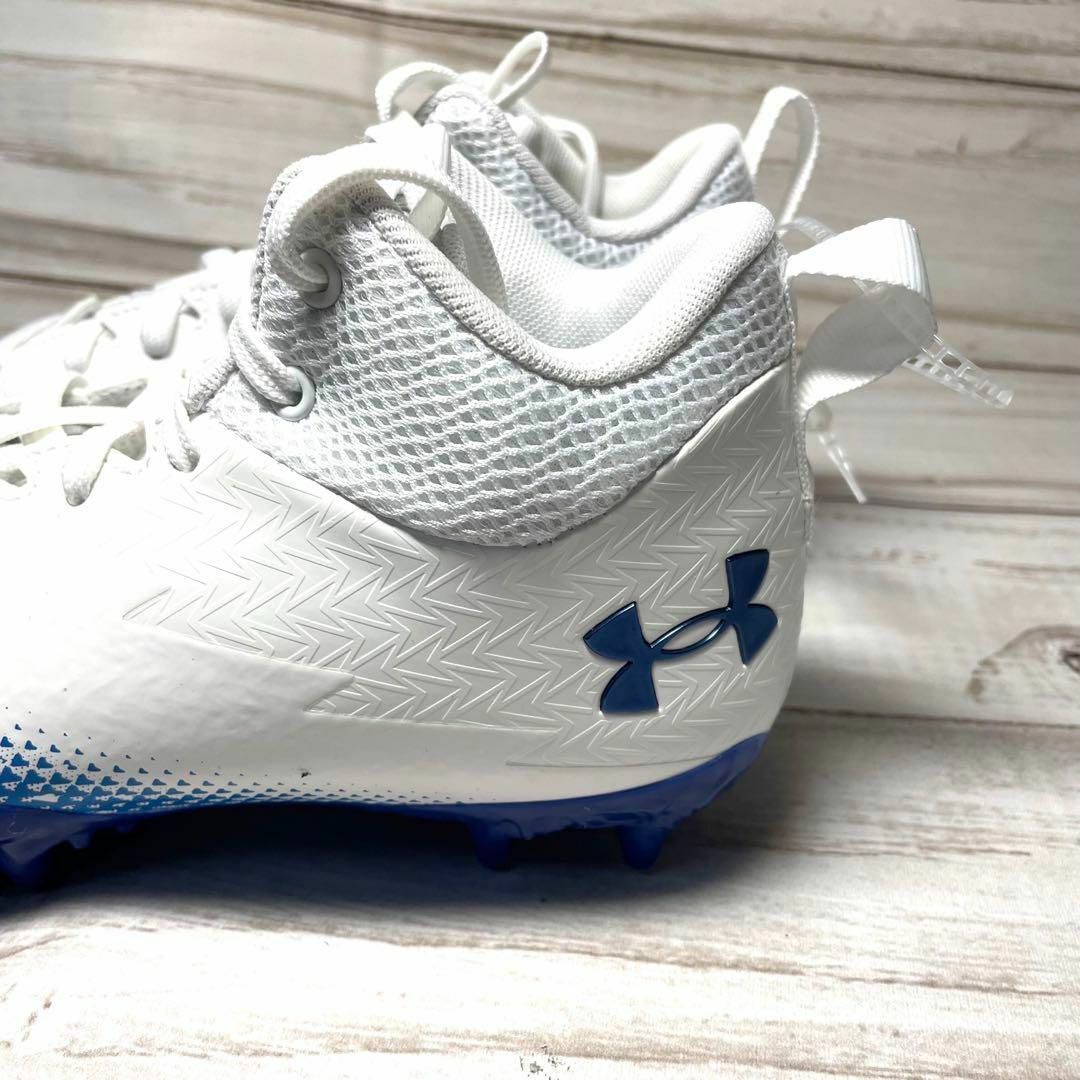 UNDER ARMOUR - Under Armour サッカー スパイク 青×白 シューズ UNDER ARMOUR - Under Armour サッカー スパイク 青×白 シューズ