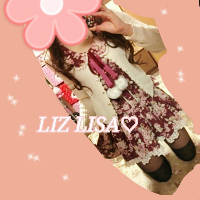 LIZ LISA(リズリサ)のLIZ LISA♡花柄ポンポン付ワンピ♡ レディースのワンピース(ミニワンピース)の商品写真