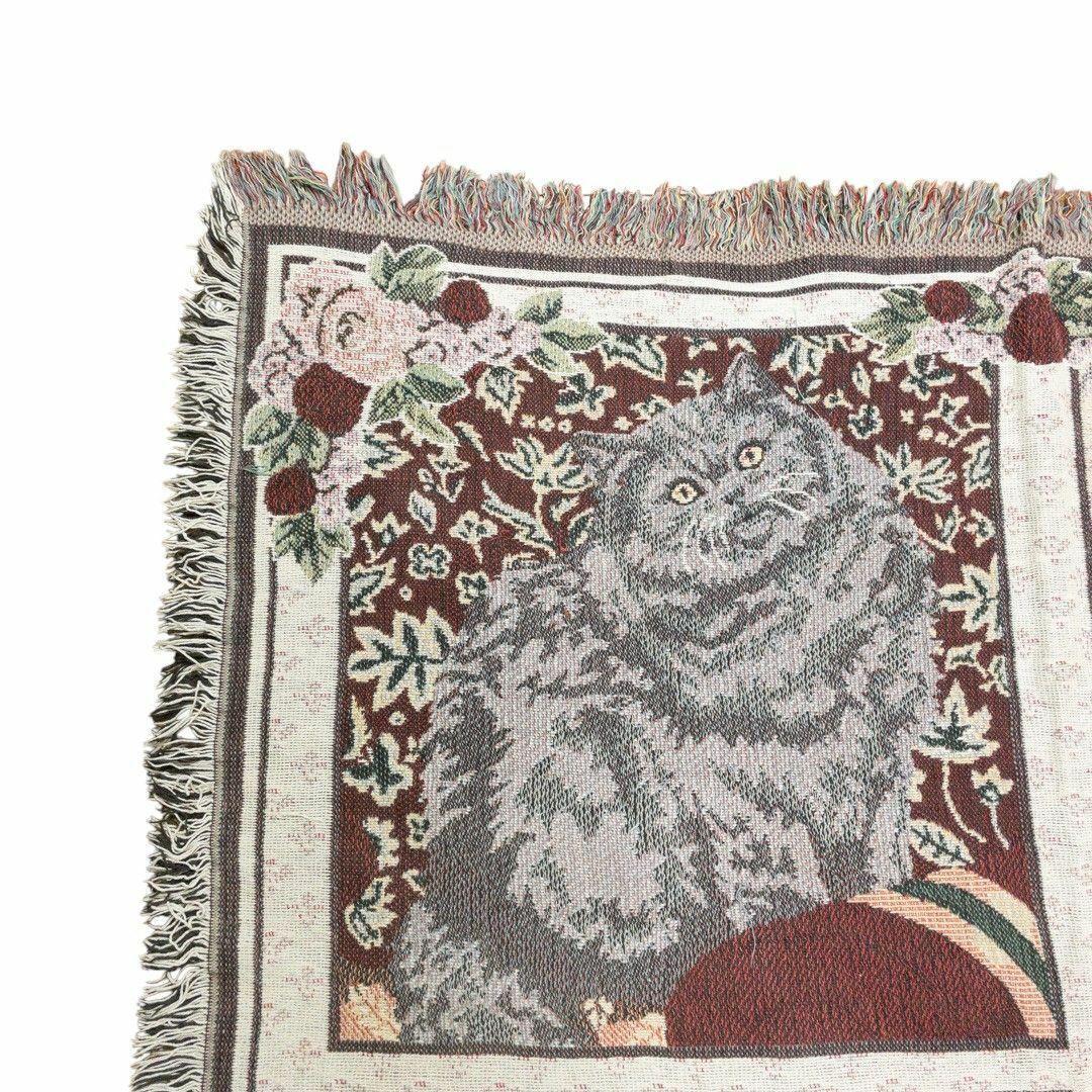 VINTAGE - vintageラグ カーペット USA製 キャット フォト VINTAGE - vintageラグ カーペット USA製 キャット フォト