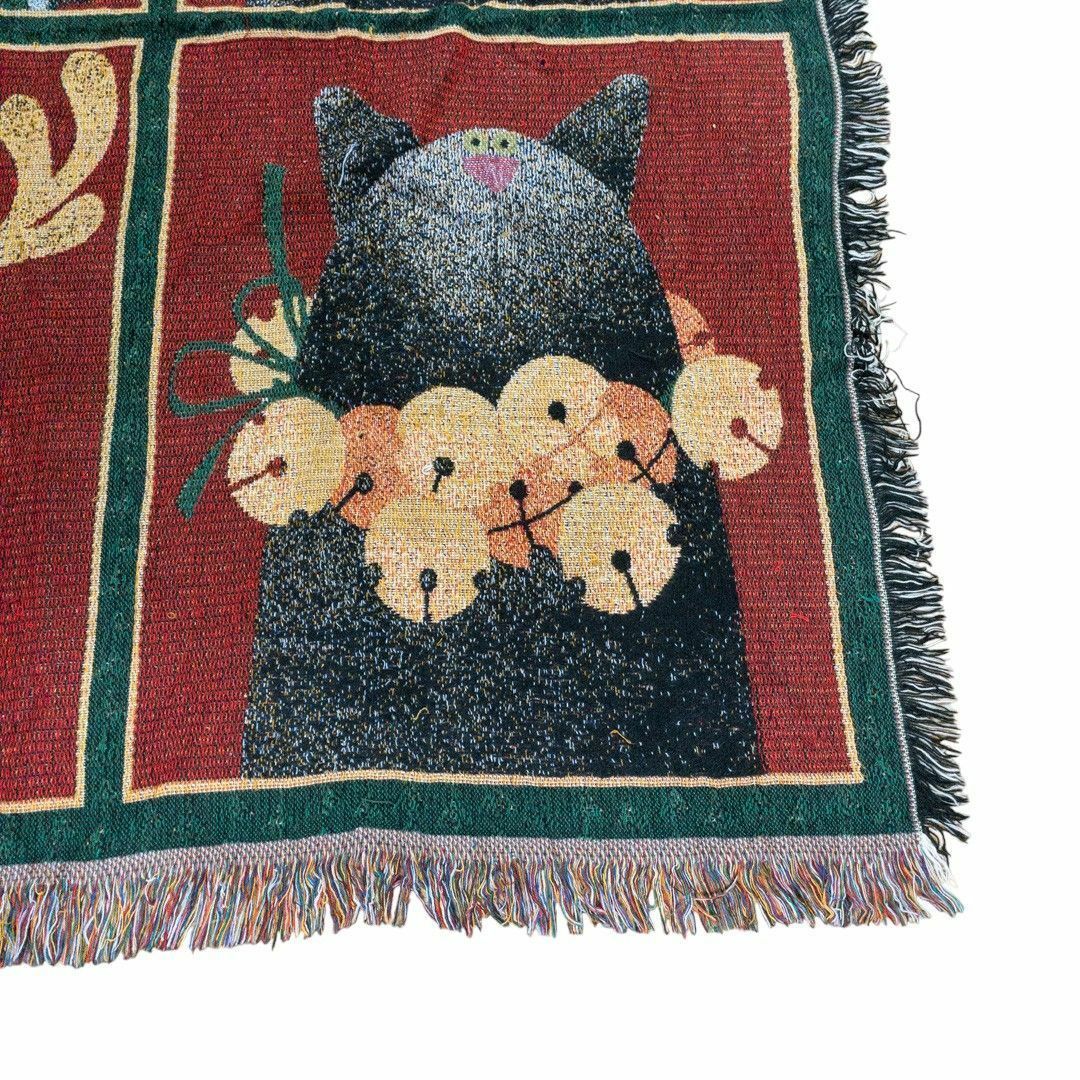 VINTAGE - vintageラグ カーペット キャット クリスマス VINTAGE - vintageラグ カーペット キャット クリスマス