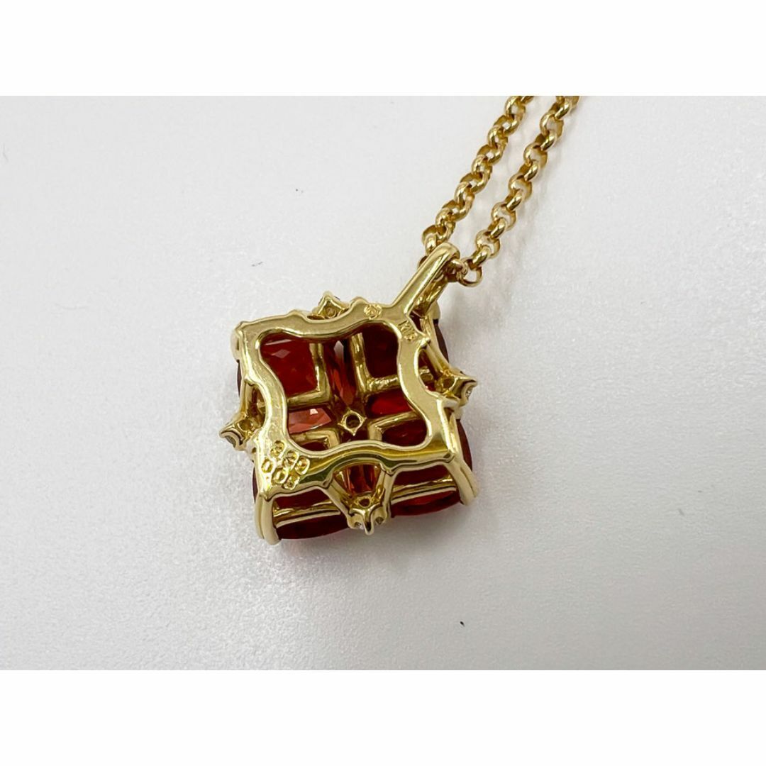 TASAKI - TASAKI タサキ ガーネット ダイヤ フラワーモチーフ TASAKI - TASAKI タサキ ガーネット ダイヤ フラワーモチーフ
