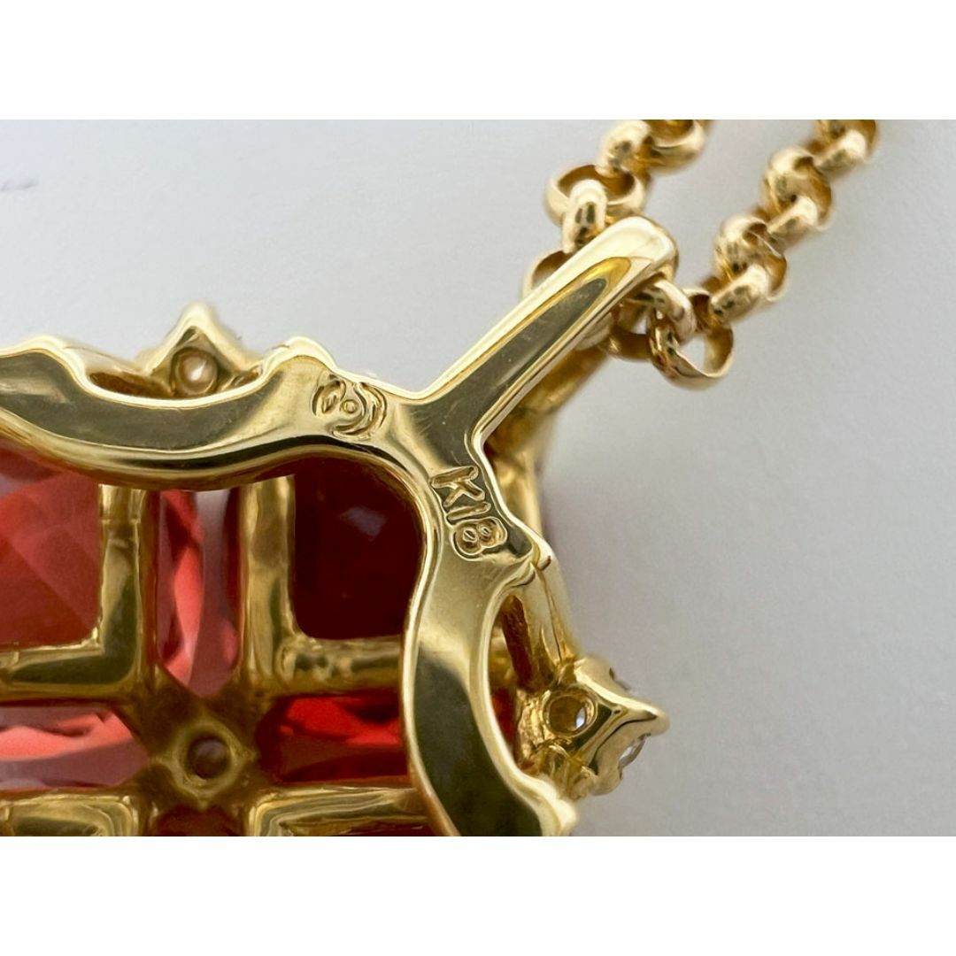 TASAKI - TASAKI タサキ ガーネット ダイヤ フラワーモチーフ TASAKI - TASAKI タサキ ガーネット ダイヤ フラワーモチーフ