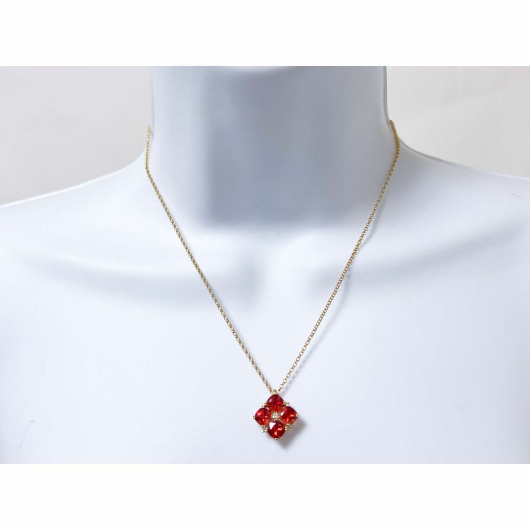 TASAKI - TASAKI タサキ ガーネット ダイヤ フラワーモチーフ TASAKI - TASAKI タサキ ガーネット ダイヤ フラワーモチーフ