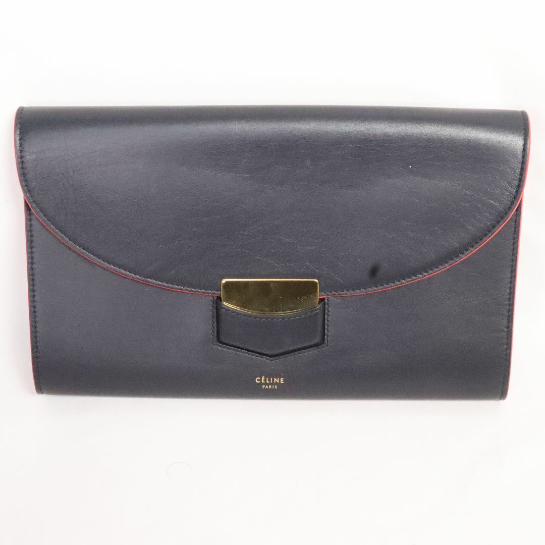 CELINE - セリーヌ CELINE クラッチバッグ ネイビー の通販 by CELINE - セリーヌ CELINE クラッチバッグ ネイビー の通販 by