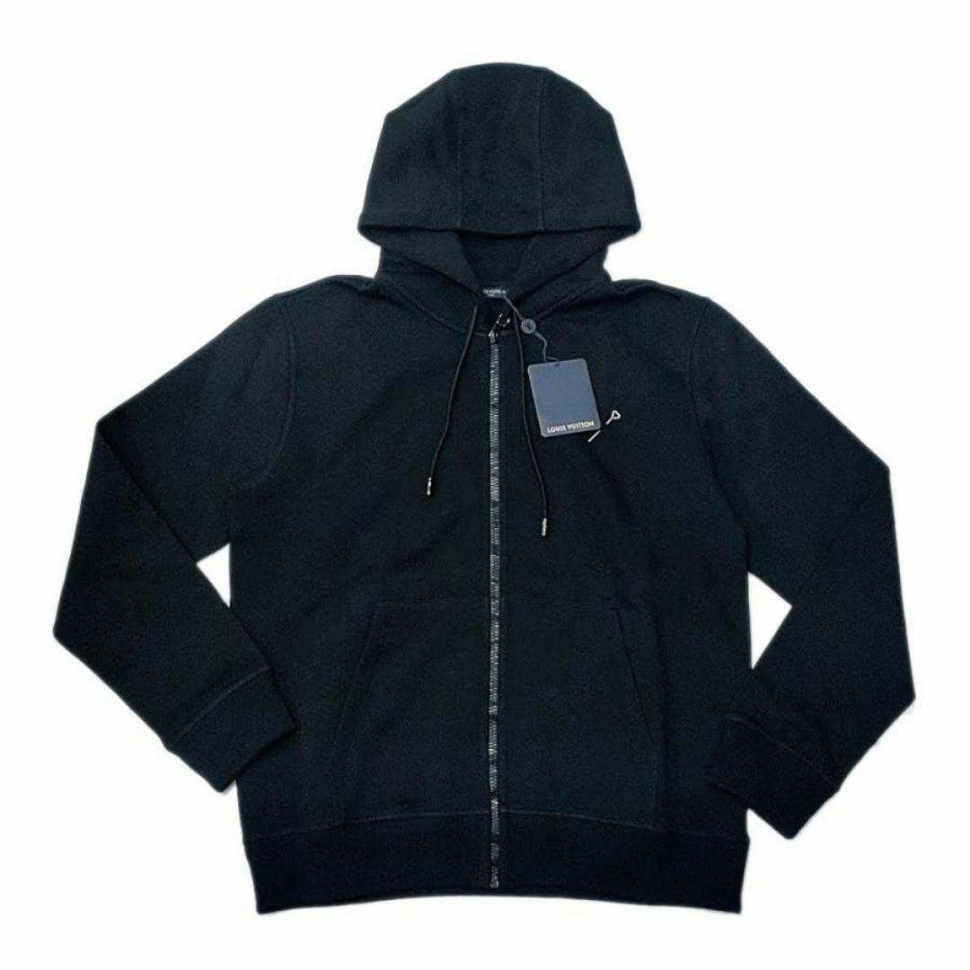 LOUIS VUITTON - 新品 ルイヴィトン ジップアップパーカー L 黒 LOUIS VUITTON - 新品 ルイヴィトン ジップアップパーカー L 黒