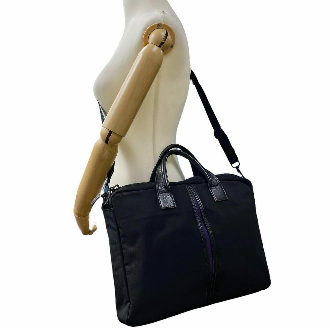 Paul Smith - Paul Smith A4収納 ブラック 2way ビジネスバッグ Paul Smith - Paul Smith A4収納 ブラック 2way ビジネスバッグ