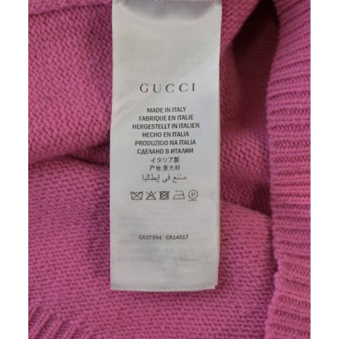 GUCCI - GUCCI グッチ ニット・セーター M ピンク 【古着 GUCCI - GUCCI グッチ ニット・セーター M ピンク 【古着