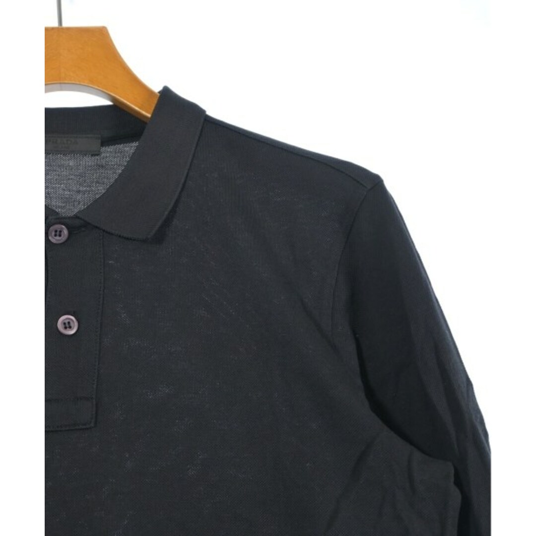 PRADA - PRADA プラダ ポロシャツ S 黒 【古着】【中古】の通販 PRADA - PRADA プラダ ポロシャツ S 黒 【古着】【中古】の通販