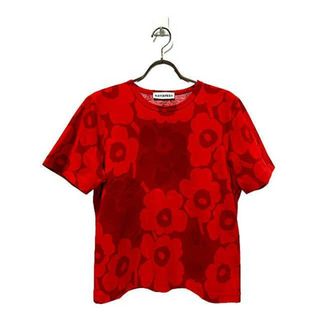 marimekko - 【中古】Marimekko マリメッコ Tシャツ 赤 XS 春夏 marimekko - 【中古】Marimekko マリメッコ Tシャツ 赤 XS 春夏