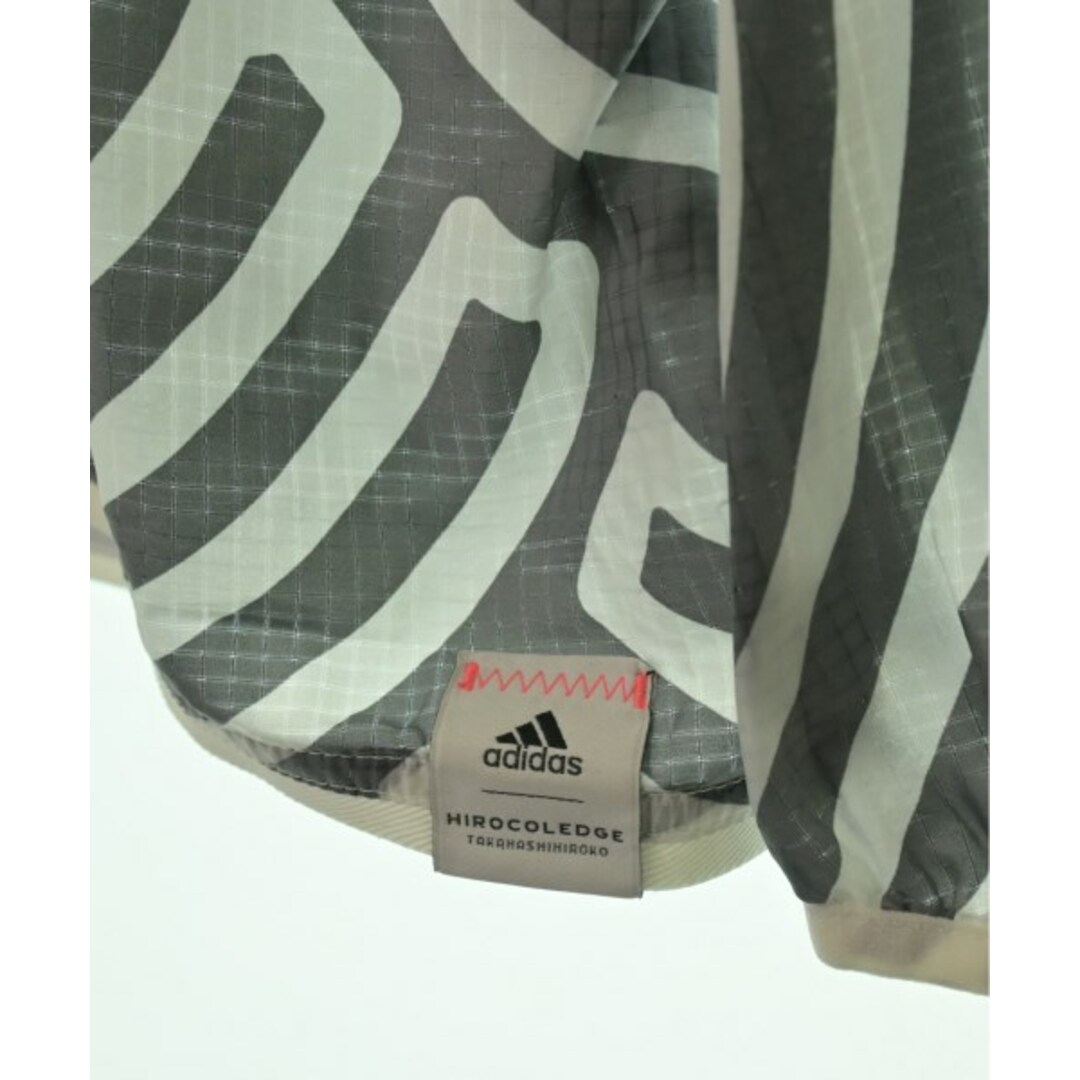 adidas - adidas アディダス ブルゾン(その他) L グレーx白(総 adidas - adidas アディダス ブルゾン(その他) L グレーx白(総