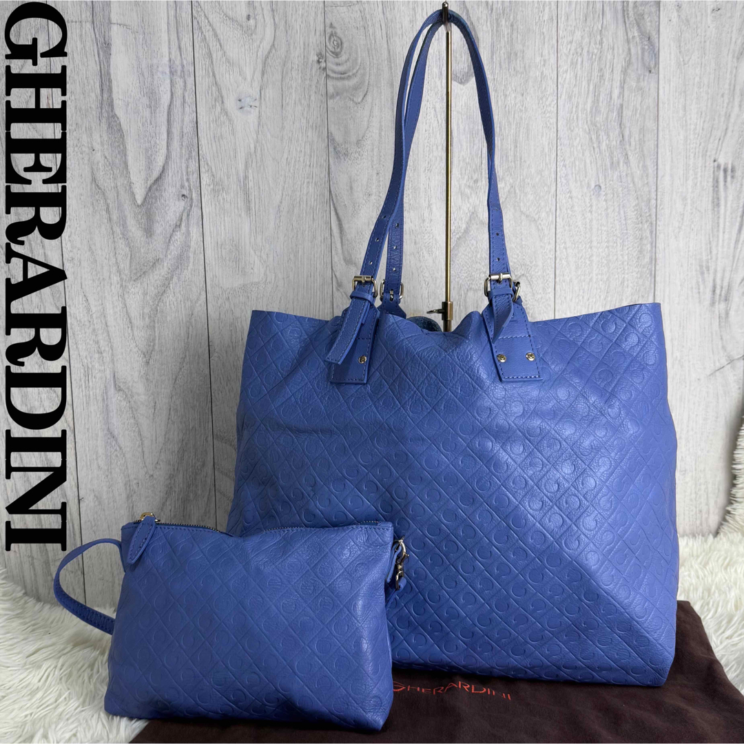 GHERARDINI - 希少♡ポーチ♡A4可♡GHERARDINI ゲラルディーニ GHERARDINI - 希少♡ポーチ♡A4可♡GHERARDINI ゲラルディーニ