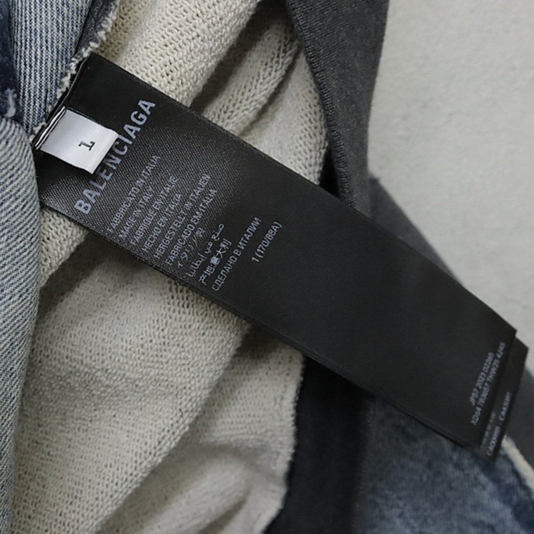 BALENCIAGA 銀座店 バレンシアガ 23年 ドッキング フード デニム BALENCIAGA 銀座店 バレンシアガ 23年 ドッキング フード デニム